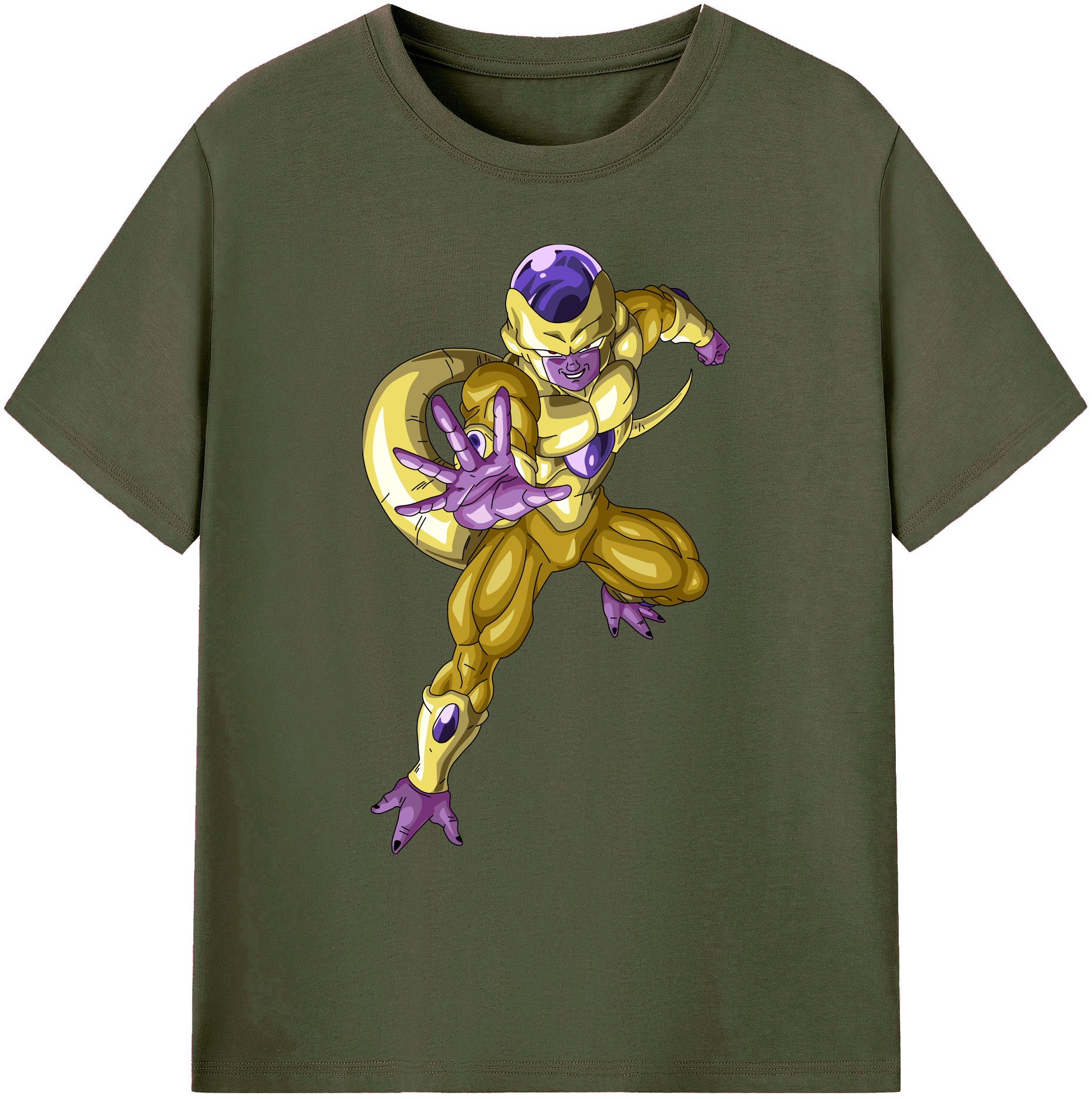 （画像用） ドラゴンボール フリーザ DRAGON BALL Frieza 綿100％ メンズ半袖Tシャツ｜肌触りやわらか＆通気性